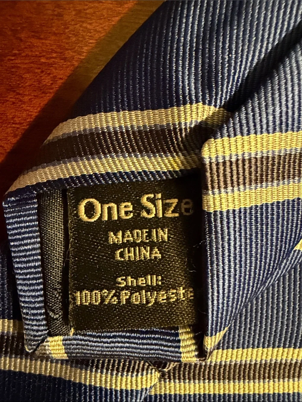 Banana Republic Blue and White Striped Men's Tie